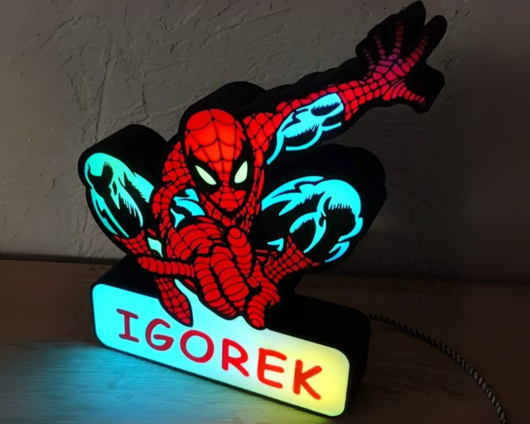 Dê Luz ao seu Super-Herói